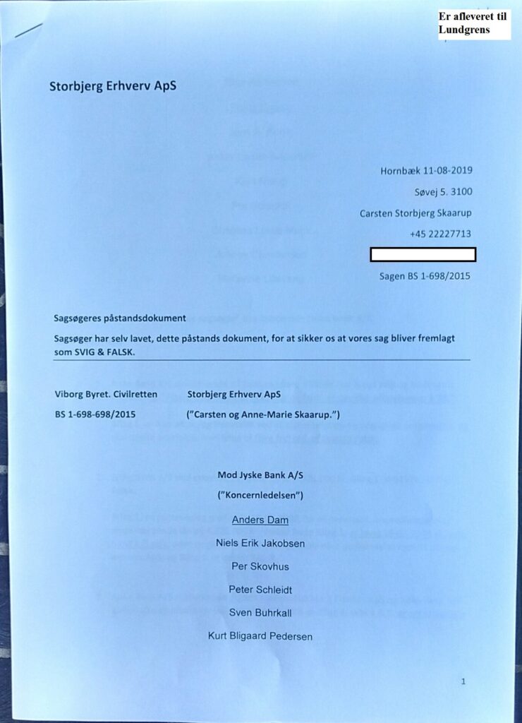 What does the #Board say in #jyskebank for fraud against customers? Customer asks the management #SvenBuhrækall #KurtBligaardPedersen #RinaAsmussen #PhilipBaruch #JensBorup #KeldNorup #ChristinaLykkeMunk #JohnnyChristensen #MarianneLillevang #AndersDam #NielsErikJakobsen #PerSkovhus #PeterSchleidt whether it is okay for Jyske bank to lie to customers. What does the #Board say in #jyskebank for fraud against customers? Customer asks the management #SvenBuhrækall #KurtBligaardPedersen #RinaAsmussen #PhilipBaruch #JensBorup #KeldNorup #ChristinaLykkeMunk #JohnnyChristensen #MarianneLillevang #AndersDam #NielsErikJakobsen #PerSkovhus #PeterSchleidt whether it is okay for Jyske bank to lie to customers.